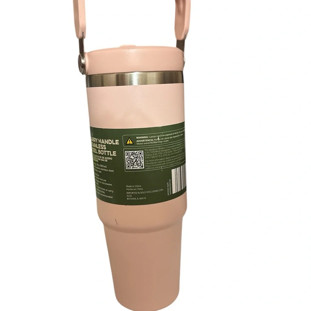 Adventuridge Pink Stainless Steel Bottle - Picture 2 of 9